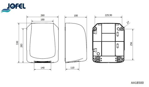 картинка Электросушилка Jofel AVE AA18500 фото 2 картинка Электросушилка Jofel AVE AA18500 фото 2