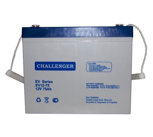фото Свинцово-кислотная батарея Challenger EV12-75 фото 2 Свинцово-кислотная батарея Challenger EV12-75 фото 2