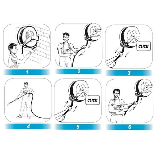 картинка Автоматическая катушка RAMEX HR 1100 20м 1/2" фото 3 картинка Автоматическая катушка RAMEX HR 1100 20м 1/2" фото 3