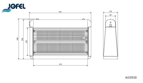 картинка Электроловушка Jofel д/летающих насекомых AJ23510 фото 2 картинка Электроловушка Jofel д/летающих насекомых AJ23510 фото 2