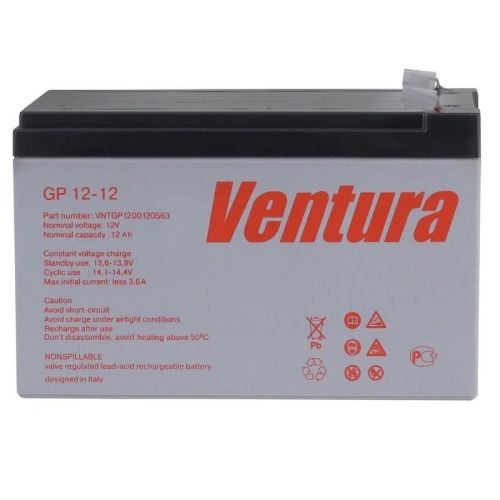фото Свинцово-кислотная батарея Ventura GP 12-12 фото 3 Свинцово-кислотная батарея Ventura GP 12-12 фото 3