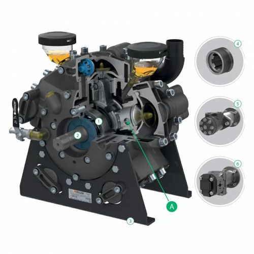 картинка Насос мембранный Comet APS 71 (67,2 л/мин; 50 бар) элемент соединительный под 6 болтов фото 4 картинка Насос мембранный Comet APS 71 (67,2 л/мин; 50 бар) элемент соединительный под 6 болтов фото 4