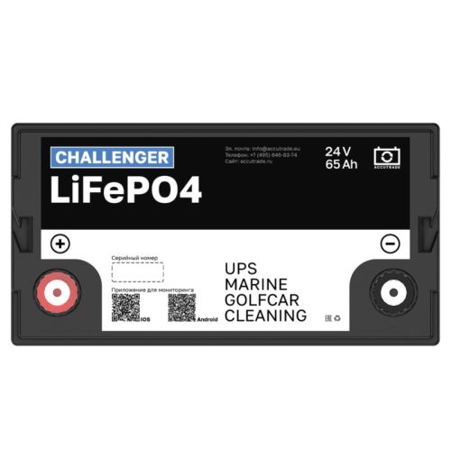 фото Литиевая батарея Challenger 24V 65Ah LFP фото 3 Литиевая батарея Challenger 24V 65Ah LFP фото 3